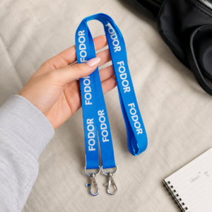 Lanyard 2.5 Doble Mosqueton Metalico x 100 U