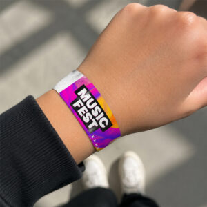 Pulseras Tyvek Full Color 3/4